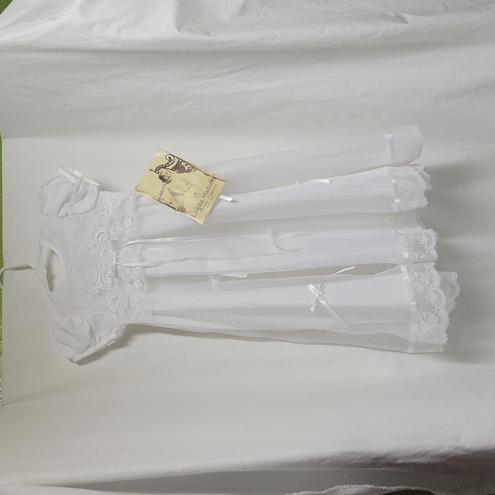 Lauren Madison Christening Gown, size 6- 9 months